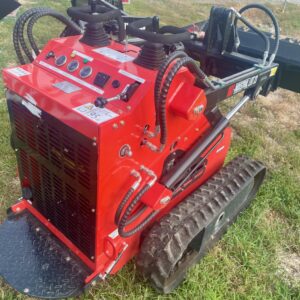 AGT brand model LRT23 mini skid steer with twenty three horsepower engine and auxiliary hydraulics