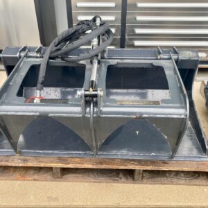 Mini Skid Steer Quick Attach Flat Bottom Grapple