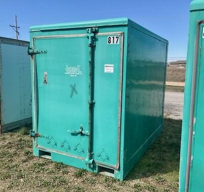 7ft 8in Teal Storage Container USED