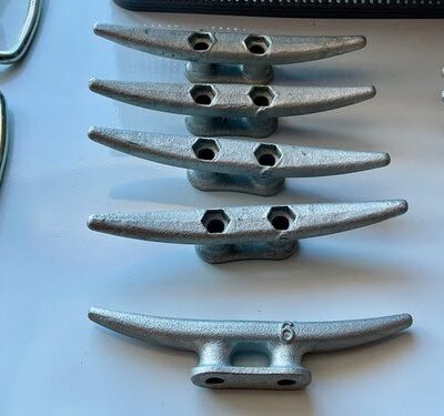 Cast Aluminum 6" Dock Cleats