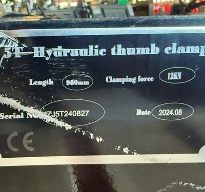 Excavator 5 Ton Hydraulic Thumb