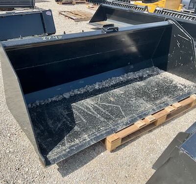 Skid Steer High Capacity Snow or Litter Smooth Bucket 84"