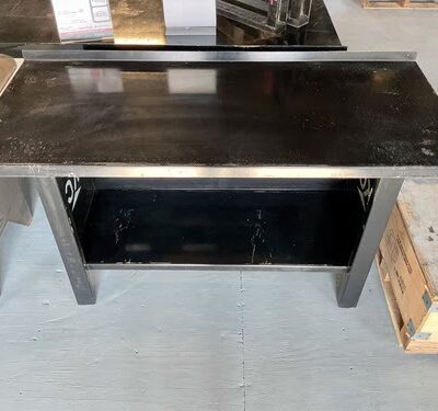 Metal Work Bench 28 x 60 W/ KC on side