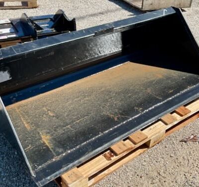 66" Smooth Bucket for Skid Steer