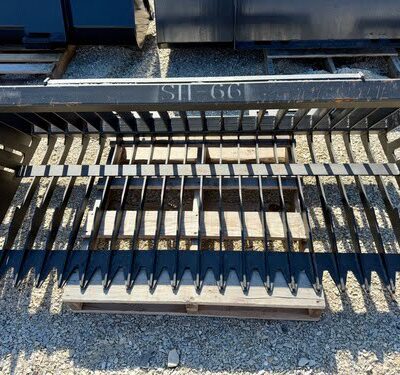 Skid Steer Skeleton Rock Bucket 66"