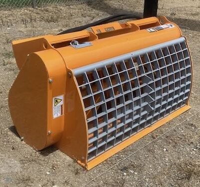 Skid Steer Double Discharge Concrete Mixer