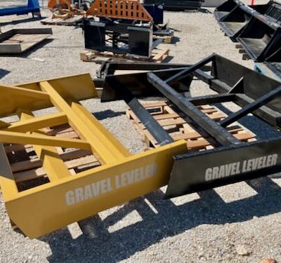 USA Made Gravel Leveler - Quick Attach Skid Steer