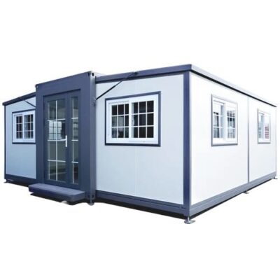 Bastone 13.5' x 20' Portable Expanding House/ Office with Bathroom