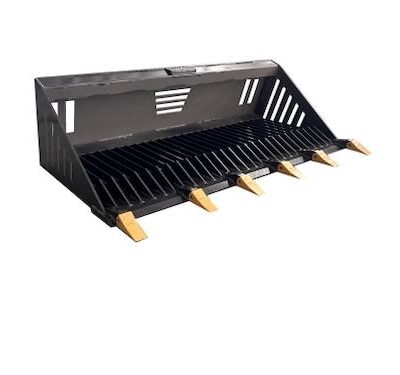 Skid Steer Skeleton Rock Bucket 66"