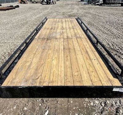 CHB 25' metal bridge with pressure treated deck. 14,000 pound capacity.