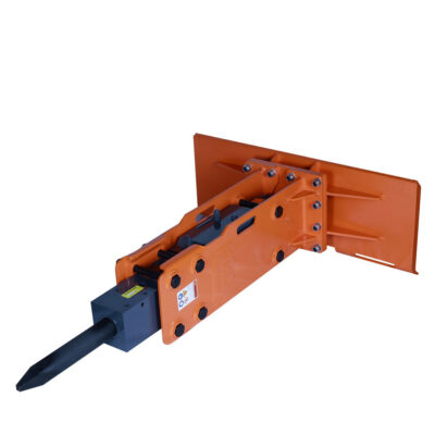 45-100 HP Skid Steer Hydraulic Breaker, 3" Moil Point Chisel