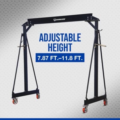 Adjustable Gantry Crane 2000Lb Capacity
