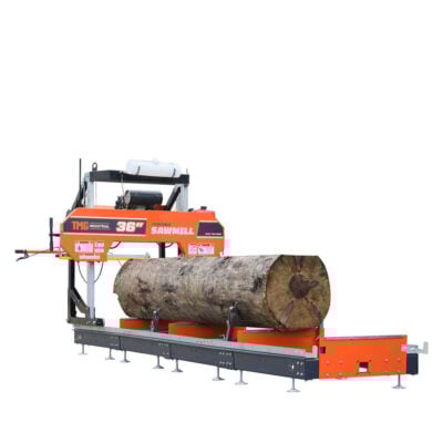 36" Portable Sawmill, 21 HP Honda V-Twin Engine