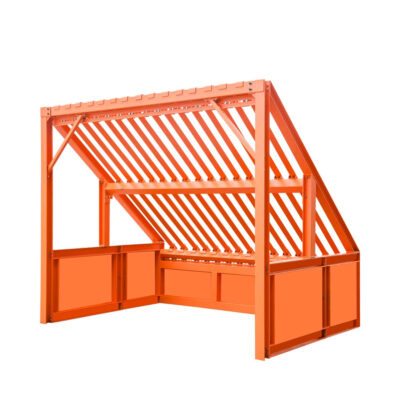 10’ Heavy Duty Static Grizzly Rock Screen, Adjustable Bolt-On Deck Bars