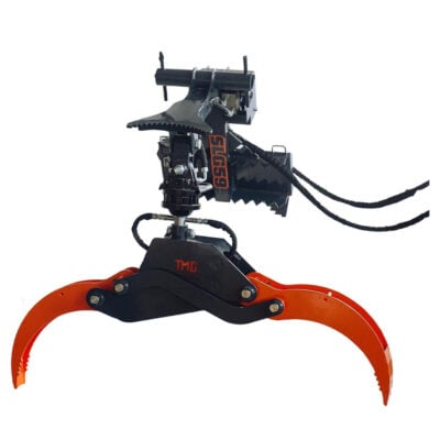 Mini Skid Steer Rotating Grapple, Toro Style Mount, 59" Grapple Opening