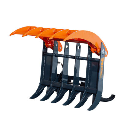 Mini Skid Steer Root Rake Grapple, 35" Working Width