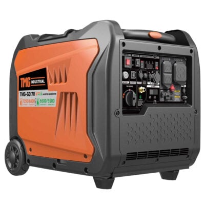 7250 Watt Digital Inverter Hybrid Portable Generator, Dual Fuel Capability (Gas/LPG)