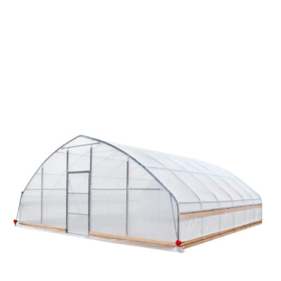 25’ x 25’ Tunnel Greenhouse Grow Tent w/6 Mil Clear EVA Plastic Film