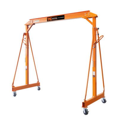 4400-lb Adjustable Height All-Steel Gantry Crane, Auto-Lock, 95" Min. Height