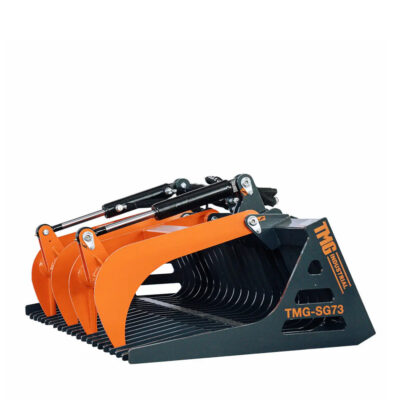 72" Skid Steer Skeleton Grapple Attachment, Universal Mount