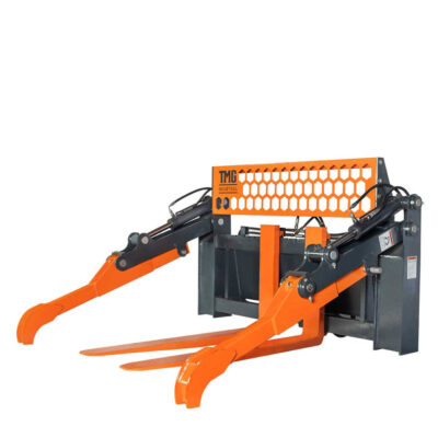 48" Two-Cylinder Pallet Fork Pipe Grapple, 6200-lb Lift Capacity