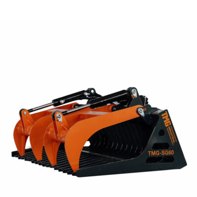 60" Skid Steer Skeleton Grapple Attachment, Universal Mount