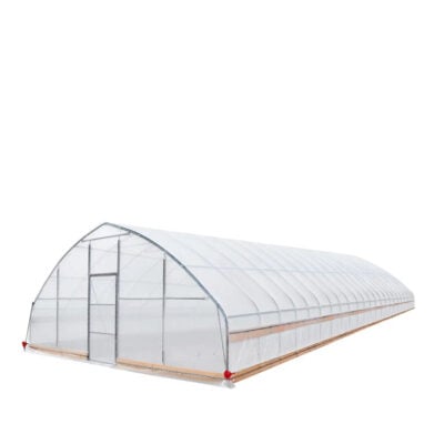 25’ x 100’ Tunnel Greenhouse Grow Tent w/6 Mil Clear EVA Plastic Film
