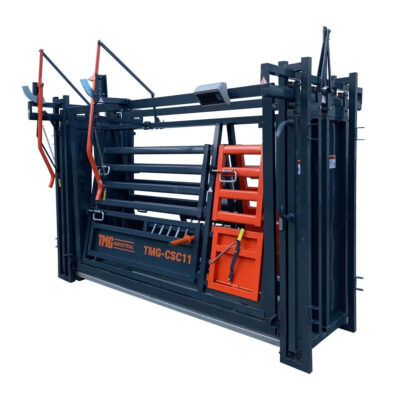 10’ Squeeze Cattle Work Chute 4500-lb Weight Scale