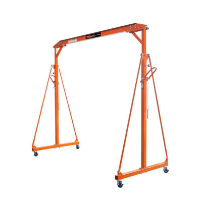 1100-lb Adjustable Height All-Steel Gantry Crane, Auto-Lock, 95" Min. Height