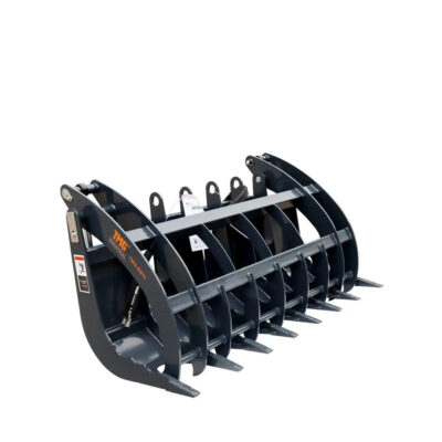 72" Skid Steer Root Rake Grapple Attachment, Universal Mount