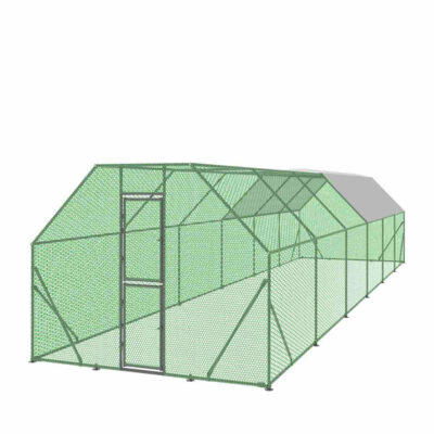 10’ x 40’ Wire Mesh Chicken Run Shelter Coop