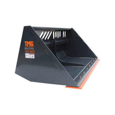 Heavy-Duty 72" Skid Steer Snow/Mulch Bucket