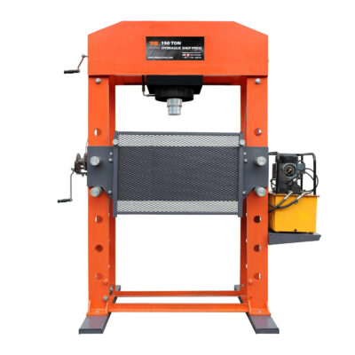 150 Ton Capacity Electric Hydraulic Shop Press, Heavy Duty Pressing
