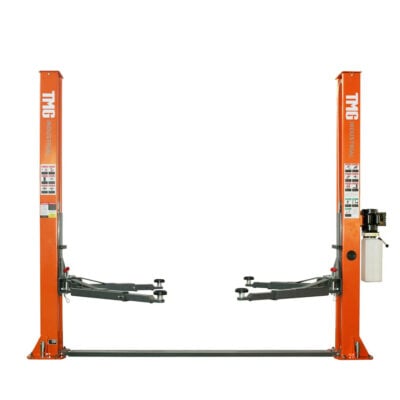 10,000-lb Two Post Floor Plate Auto Lift, Symmetric Arms, 77" Lift Height