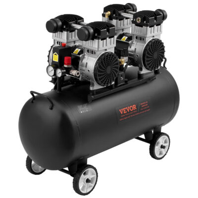 Compact and Lightweight 20 Gallon Oil-Free Air Compressor for Hassle-Free Use