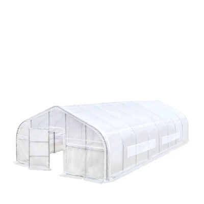 20’ x 40’ Tunnel Greenhouse Grow Tent w/12 Mil Ripstop Leno Mesh Cover