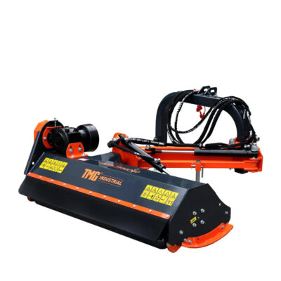 60" Ditch Bank Flail Mower, Offset Verge & Slope Cutter for Tractors 30-60 HP