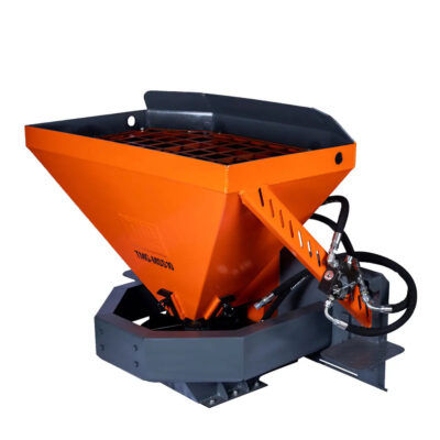 Skid Steer Tilt-N-Scoop Material Spreader, 10 Cu-Ft Capacity