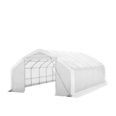 20' x 30' Straight Wall Peak Ceiling Storage Shelter