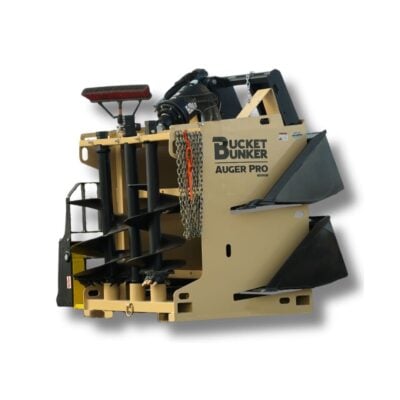 Bucket Bunker Load & Go Auger PRO Skid Steer Bucket Rack