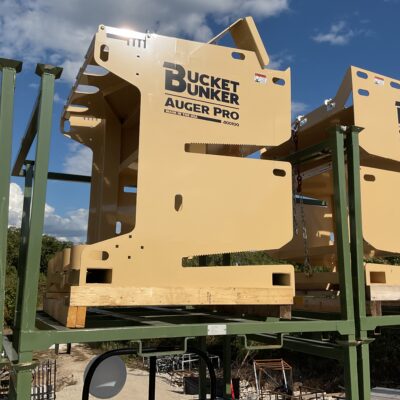 Bucket Bunker Auger PRO w/1 Dirt Bit Pocket & 2 Rock Bit Pockets