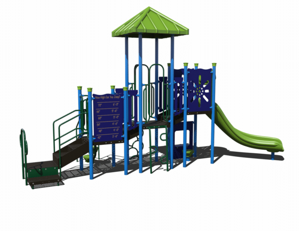 CW-0030 playground main image - Cliffhouse Buildings Child Works CW-0030 commercial playground structure