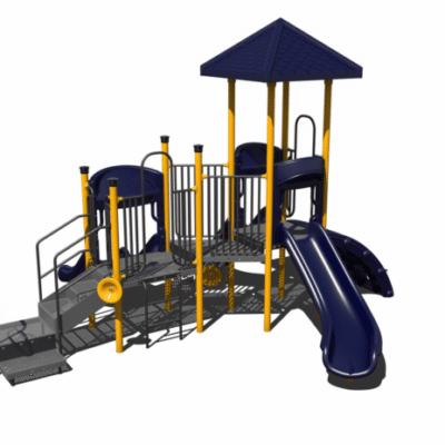 Child Works CW-0040 Commercial Playground Main Image - Cliffhouse Buildings Child Works CW-0040 commercial playground structure