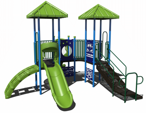 Child Works Playground Image 0094 - Cliffhouse Buildings Child Works CW-0094 Commercial Playground Structure | Ages 2-5 | ADA