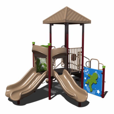 Child Works CW-0010 Commercial Playground Main Image - Cliffhouse Buildings Child Works CW-0010 commercial playground structure