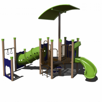 Child Works CW-0035 Commercial Playground Main Image - Cliffhouse Buildings Child Works CW-0035 commercial playground structure