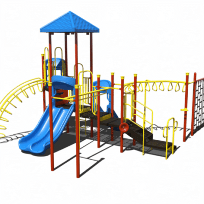 CW-0002-2 playground main image - Cliffhouse Buildings Child Works CW-0002-2 commercial playground structure