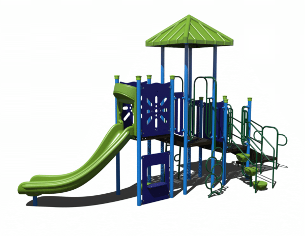 CW-0030 playground alternate image - Cliffhouse Buildings Alternate view of Child Works CW-0030 playground structure