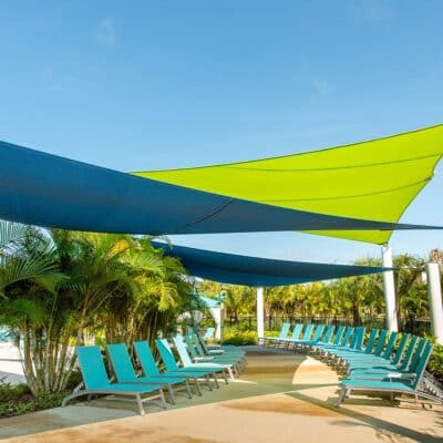 Superior Shade commercial sail shade structure