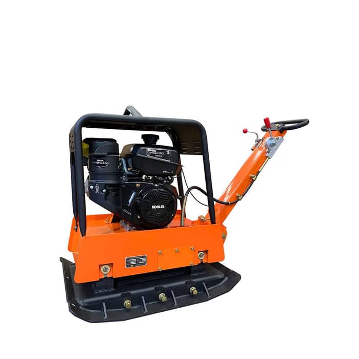 TMG-PC330K Reversible Plate Compactor side product image - Cliffhouse Buildings TMG-PC330K reversible plate compactor side view